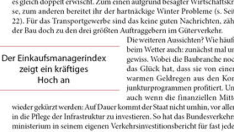 Der Aufschwung kommt – bestimmt
