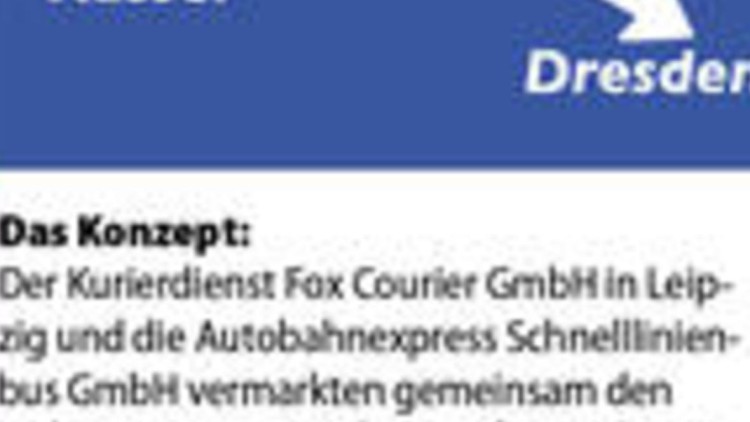 Belly-Fracht im Expressbus