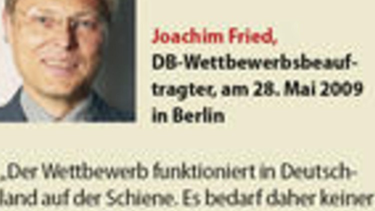 	Streit über Bahn-Wettbewerb