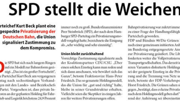 Durchsetzungsschwach: SPD-Chef Kurt Beck schafft ...