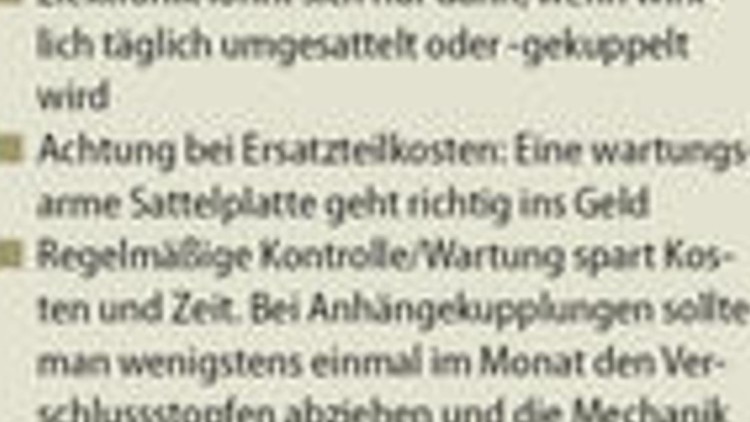 Wie geschmiert?