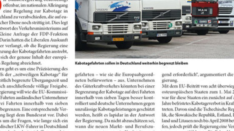 Deutschland prescht vor Deutschland prescht vor