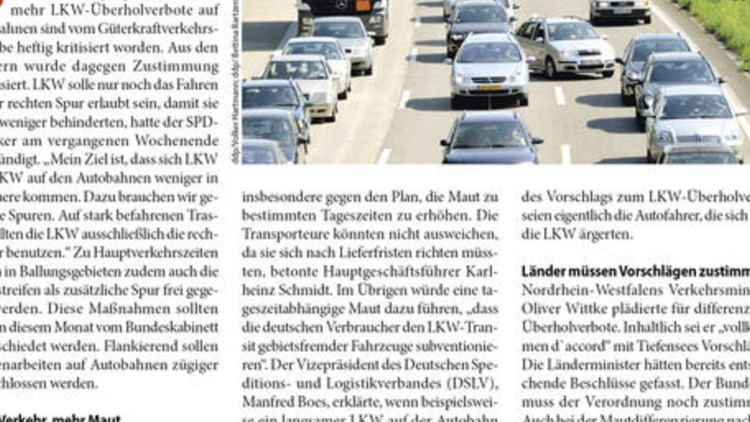 	Tiefensees Anti-Stau-Programm