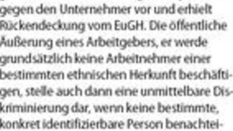  Arbeitgebern droht Gang über Minenfeld