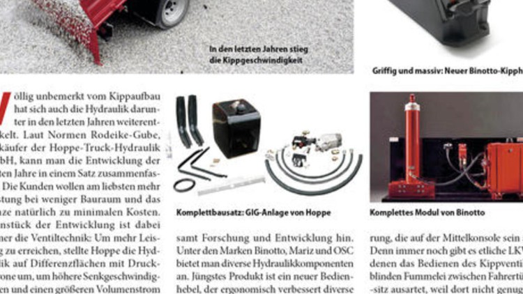 Schneller heben und senken