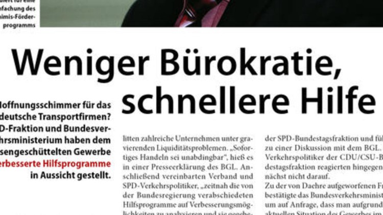  Weniger Bürokratie, schnellere Hilfe