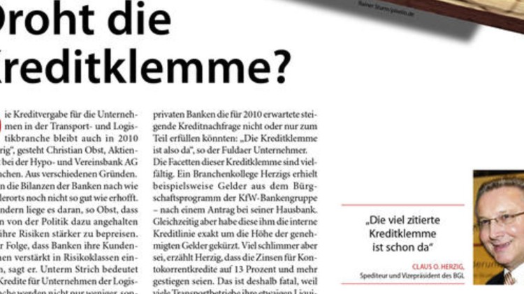 Droht die Kreditklemme?