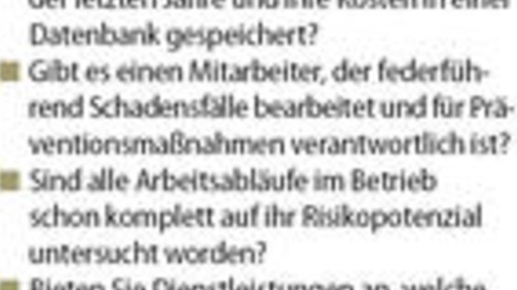 Vor Schaden bewahren 