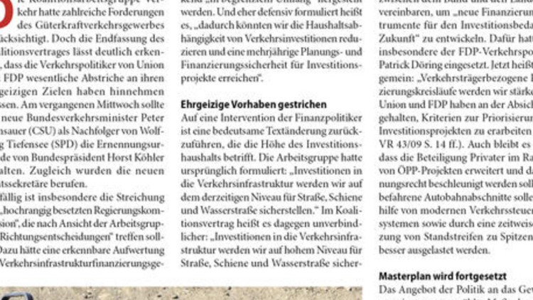  Rückzieher in vielen Bereichen 