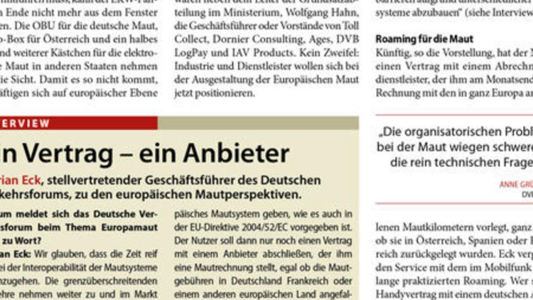 Maut ohne Grenzen