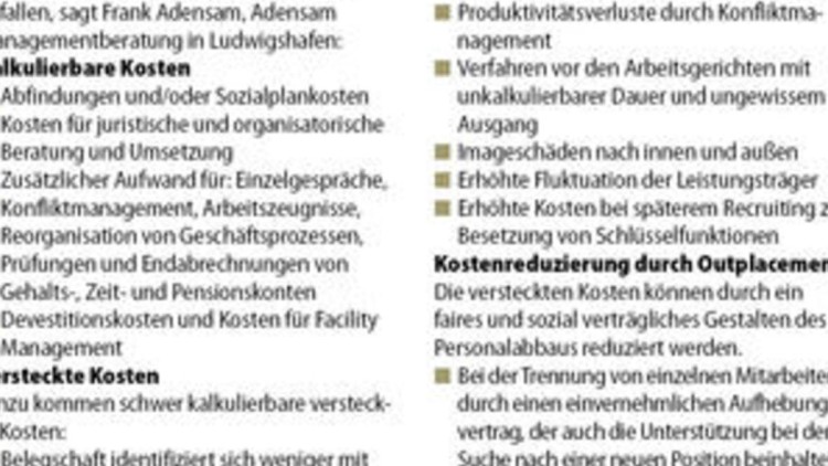 Was bei Personalabbau wichtig ist 