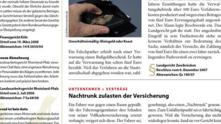 Für fünf Euro nicht ins Gefängnis