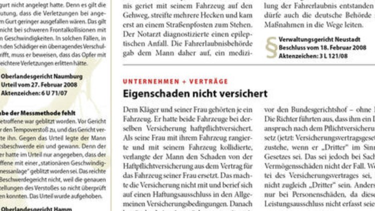 Behörde kassiert Fahrerlaubnis