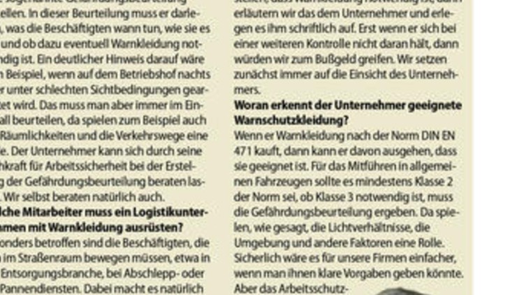 Gerüstet mit guten