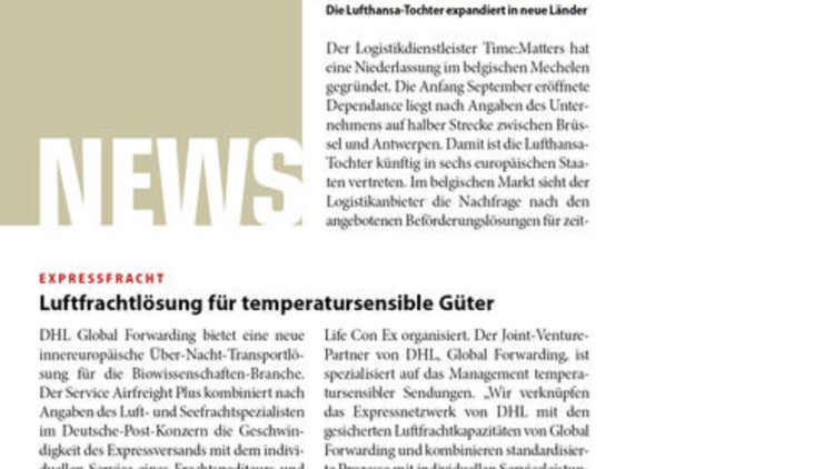 Time:Matters neu in Belgien