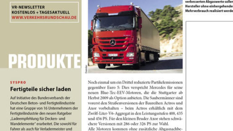 Blue-Tec-EEV für Actros und Axor