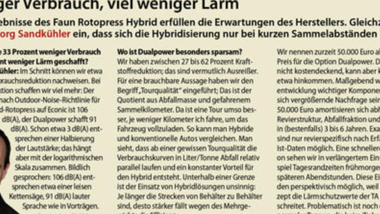 Erste hybride Ergebnisse