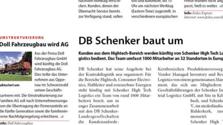 DB Schenker baut um