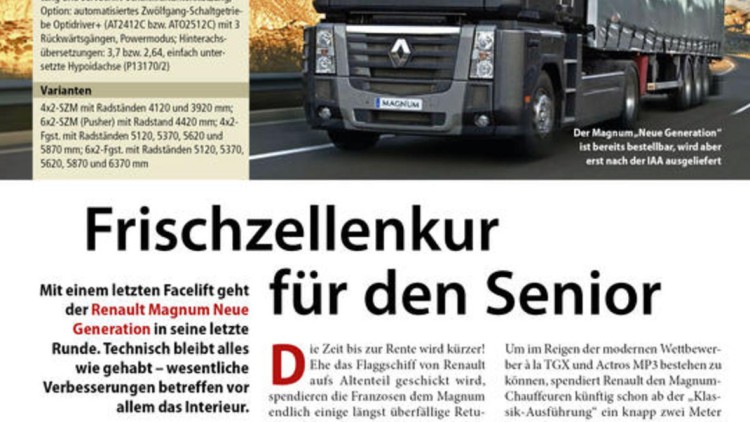 	Frischzellenkur für den Senior