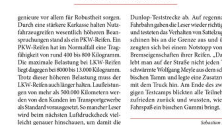 Reifenkunde zum selbst erfahren