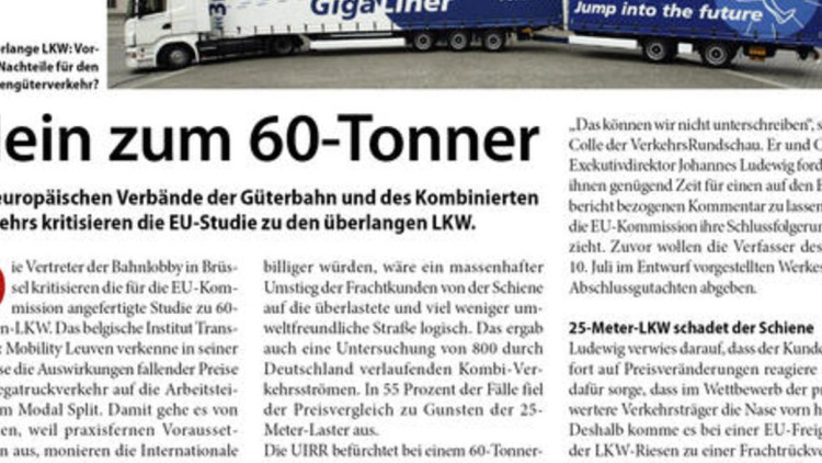 Nein zum 60-Tonner