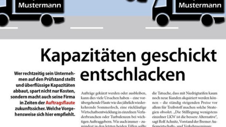   Kapazitäten geschickt entschlacken 