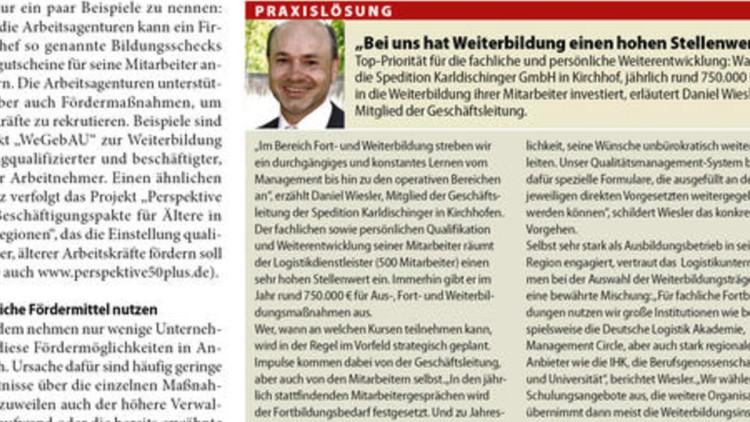 Gezielt an die Spitze