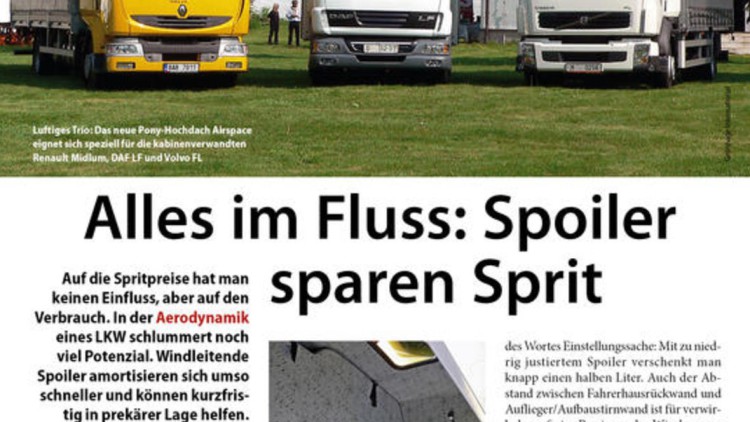  Alles im Fluss: Spoiler sparen Sprit