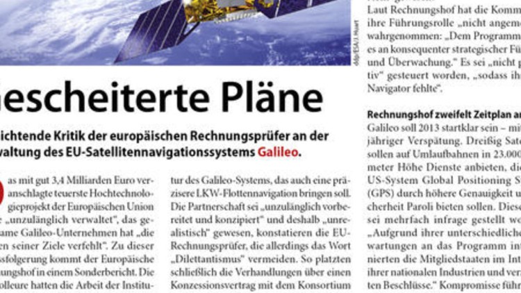 Gescheiterte Pläne