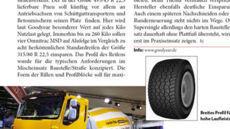 Supersingle für Baustellenverkehr Supersingle für Baustellenverkehr