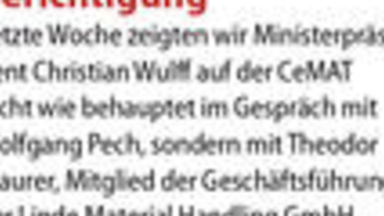 Letzte Woche zeigten wir Ministerpräsident ...