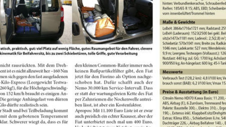 Nasenfaktor: Doppelkeil statt Fiat-Wappen. Doch ...