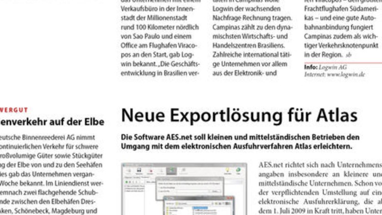 Neue Exportlösung für Atlas