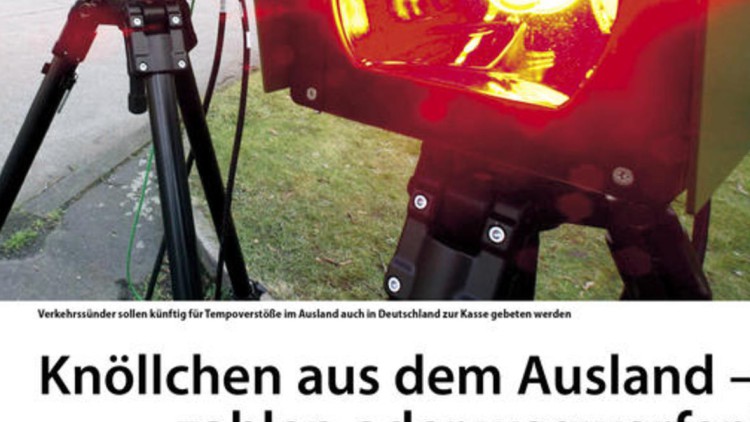 Knöllchen aus dem Ausland – 
