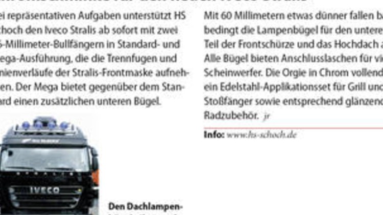 Chromschminke für den neuen Iveco Stralis