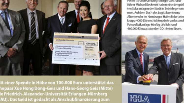 Der HHLA-Vorstandsvorsitzende Klaus-Dieter Peters ...
