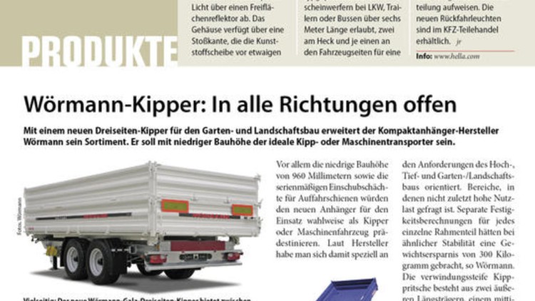 Neue Rückfahrleuchte