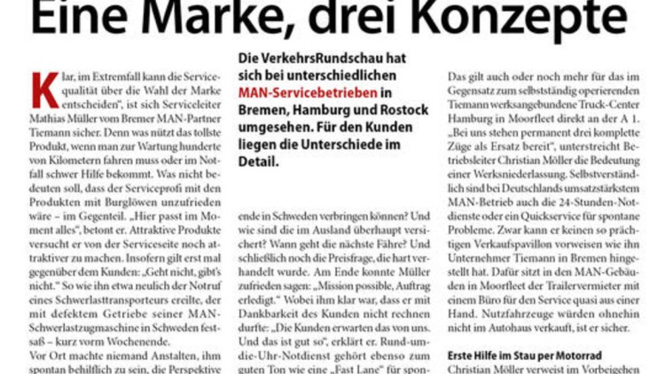 Eine Marke, drei Konzepte