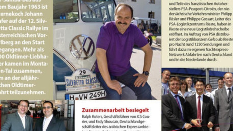 Ralph Roters, Geschäftsführer von ICS Courier, ...