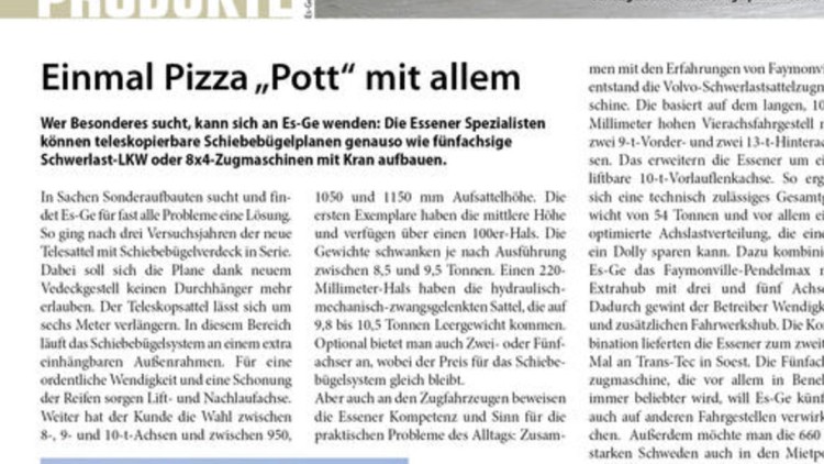 Einmal Pizza 'Pott' mit allem Einmal Pizza 'Pott' mit allem