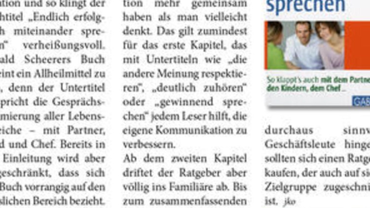 Missverständnisse plagen die menschliche ...