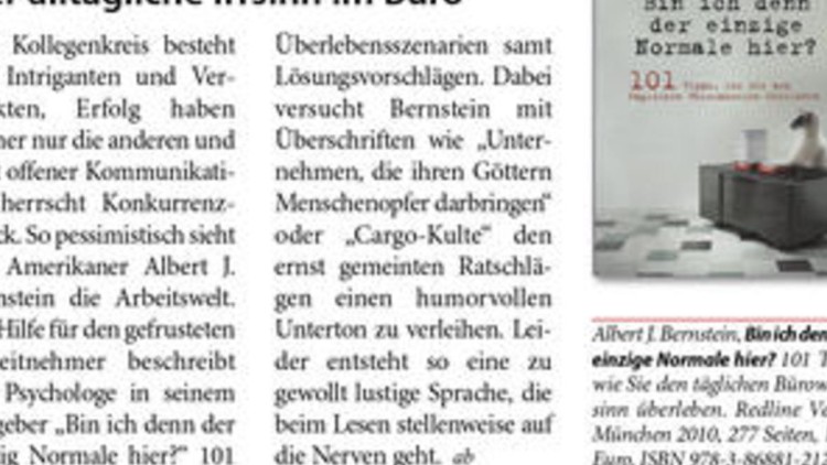 Der alltägliche Irrsinn im Büro
