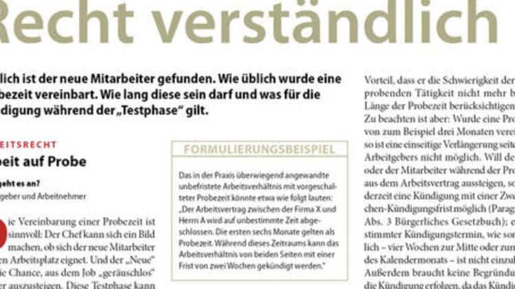 Recht verständlich