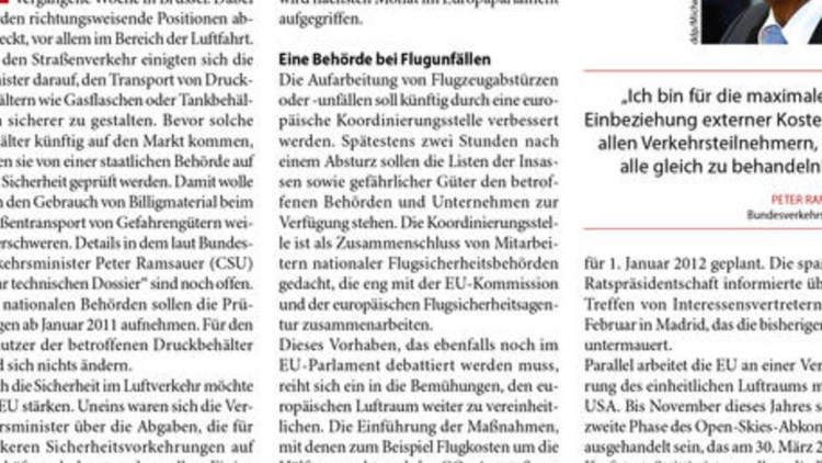 Höhere Sicherheit bei Gefahrgut