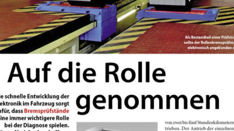  Auf die Rolle