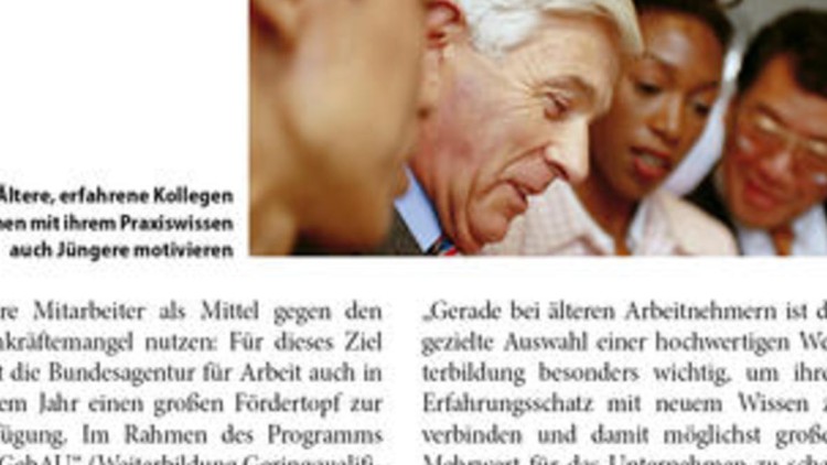 Weiterbildung für Ältere