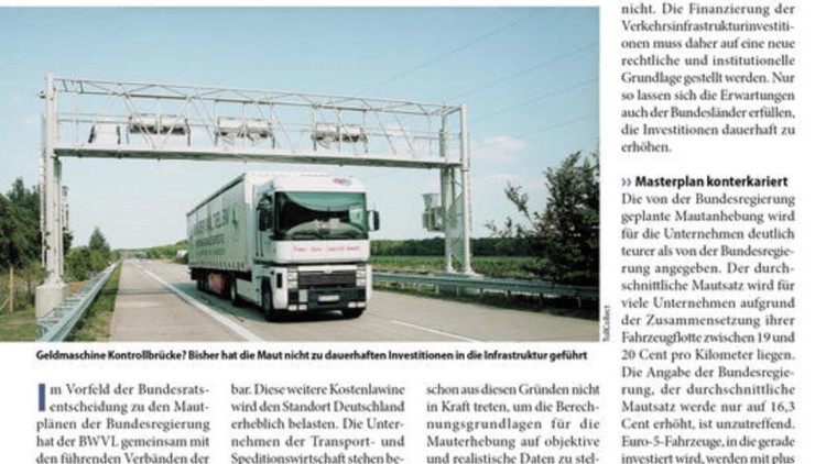 Mautpläne schädlich für Deutschland!