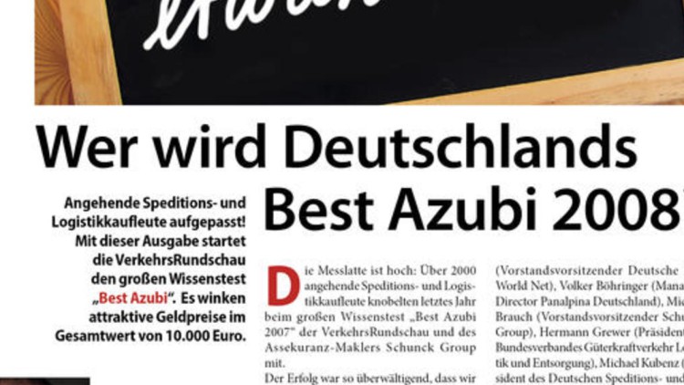 Wer wird Deutschlands Best Azubi 2008?