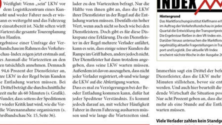 Zeitverschwendung 		an der Rampe