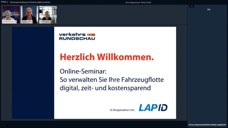 Online-Seminar: So verwalten Sie Ihre Fahrzeugflotte digital, zeit- und kostensparend